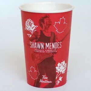 SHAWN MENDES RED TIM HORTONS PAPER COFFE CUP - Limited Edition Medium